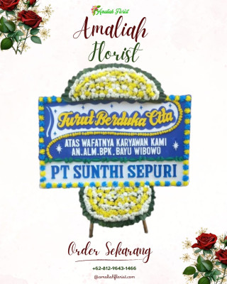 Papan Bunga Duka di Buha